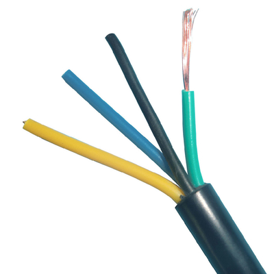 Aislamiento anti flexible Oilproof del cable eléctrico de la señal de 4 bases